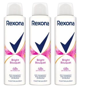 Rexona Bright Bouquet Izzadásgátló 3x150ml kép
