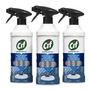 Cif Perfect Finish fürdőszobai vízkőoldó spray, 3x435 ml kép