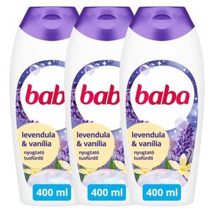 Baba Tusfürdő Levendula és Vanília 3x400ml kép