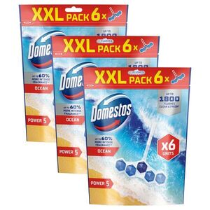 Domestos Power5 Ocean WC illatosító blokk, 18x50 g kép