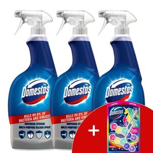 Domestos Universal Hygiene Spray 3x750ml + AJándék Domestos Power... kép