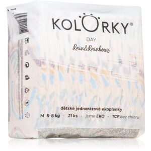 Kolorky Day Rain&Rainbow eldobható ÖKO pelenkák M méret 5-8 Kg 21 db kép