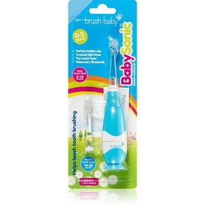 Brush Baby BabySonic elektromos fogkefe gyermekeknek 0 – 36 hónapos Blue 1 db kép