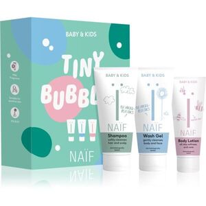 Naif Baby & Kids Tiny Bubbles ajándékszett gyermekeknek születéstől kezdődően kép