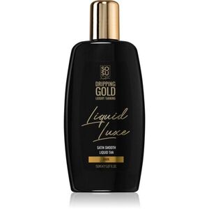 Dripping Gold Luxury Tanning Liquid Luxe önbarnító víz testre Dark 150 ml kép