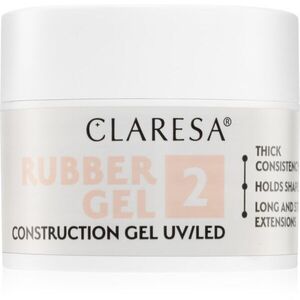 Claresa Rubber Gel Construction Gel UV/LED körömhosszabító gél lakk árnyalat 2 12 g kép