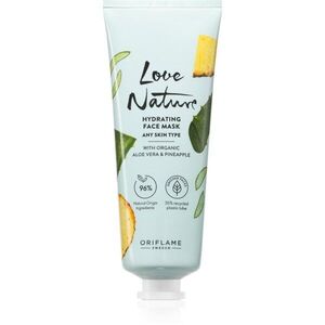 Oriflame Love Nature Organic Aloe Vera & Pineapple hidratáló arcmaszk 75 ml kép
