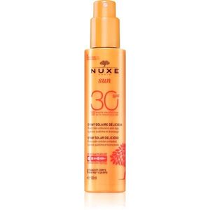 Nuxe Sun Delicious Solar Spray napozó spray arcra és testre SPF 30 150 ml kép