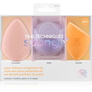 Real Techniques Sponge+ Glow Radiance applikátor szett a tökéletes küllemért kép