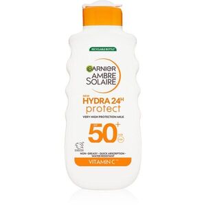 Garnier Ambre Solaire Hydra 24h Napfény elleni védelem hidratáló hatással SPF 50+ 175 ml kép