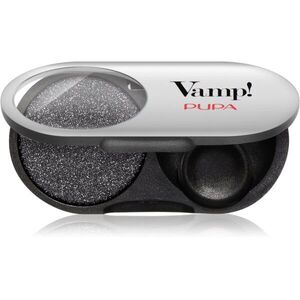 PUPA Milano Vamp! Radiant Baked Eyeshadow tartósan tündöklő szemhéjfestékek árnyalat 301 Frozen Black - METALLIC 1 g kép
