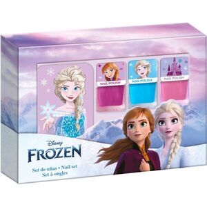 Disney Frozen Nail Set körömlakk szett gyermekeknek 3y+ Pink, Blue, Pink 3x4.5 ml kép