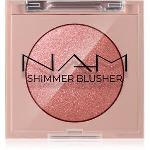 NAM Shimmer Blusher hosszantartó arcpír árnyalat 2 Peach Ice Tea 4 g kép