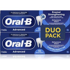 Oral-B Advanced Enamel Strengthening fogkrém a fogzománc megerősítésére Extra Fresh 2x75 ml kép