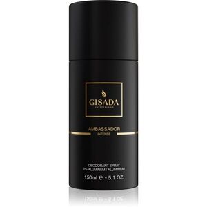 Gisada Ambassador Intense spray dezodor alumíniummentes uraknak 150 ml kép