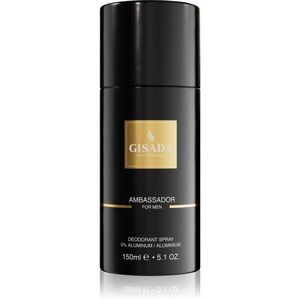 Gisada Ambassador spray dezodor alumíniummentes uraknak 150 ml kép