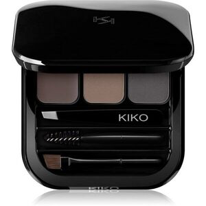 KIKO Milano Eyebrow Expert szett a tökéletes szemöldökért árnyalat 03 Brunette 2.4 g kép
