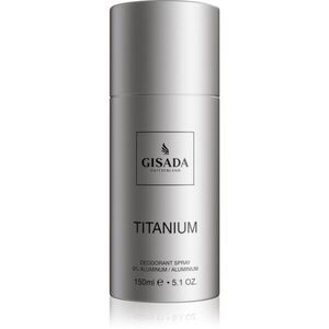 Gisada Titanium spray dezodor alumíniummentes uraknak 150 ml kép
