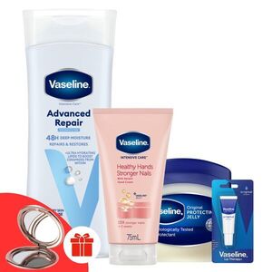 Vaseline Bőr- és testápoló csomag + Ajándék Vaseline tükör kép
