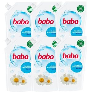 Baba kamilla folyékony krémszappan utántöltő 6x500ml kép
