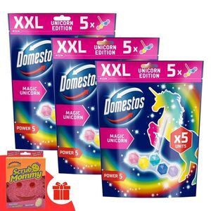 Domestos Power5 WC illatosító blokk Magic Unicornis, 15x50g + Ajá... kép