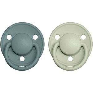 BIBS De Lux Natural Rubber Size 2: 6+ months cumi 2 db kép