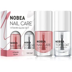 NOBEA Nail Care Vitamin Glow Set körömlakk szett Vitamin glow set kép