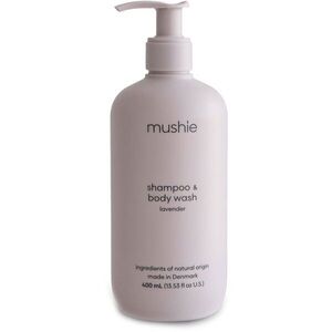 Mushie Organic Baby tusfürdő gél és sampon 2 in 1 gyermekeknek Lavender 400 ml kép