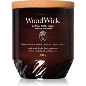 Woodwick Cherry Blossom & Vanilla illatgyertya fa kanóccal 184 g kép