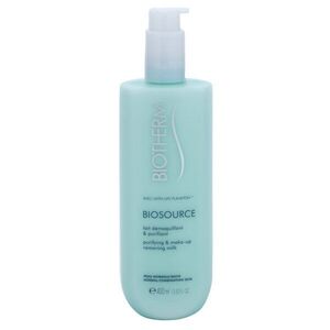 Biotherm Biosource tisztító és sminkeltávolító tej normál és kombinált bőrre 400 ml kép