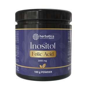 Inozitol + folsav - 100 g por - Herbatica kép