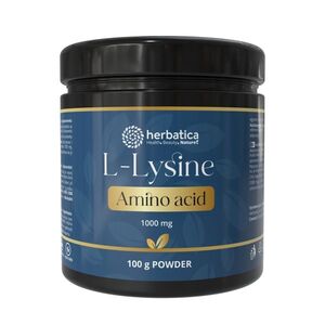 L-lizin – 100 g por – Herbatica kép