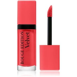Bourjois Rouge Edition Velvet folyékony rúzs matt hatással árnyalat 04 Peach Club 7.7 ml kép