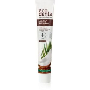 Ecodenta Certified Organic Anti-plaque fogkrém a foglepedék ellen és az egészséges ínyért kókuszolajjal 75 ml kép
