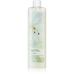 Avon Senses White Lily & Musk felfrissítő tusoló krém 500 ml kép