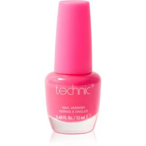 Technic Cosmetics Nail Varnish gyorsan száradó körömlakk árnyalat Flamingo 12 ml kép