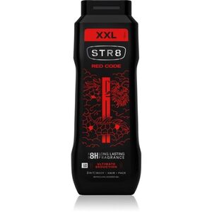 STR8 Red Code Shower Gel tusfürdő gél 3 az 1-ben uraknak 750 ml kép