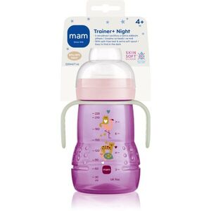 MAM Trainer Night kulacs Violet 4m+ 220 ml kép
