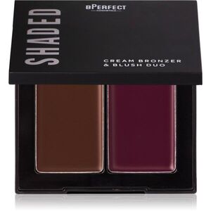 BPerfect Shaded Cream Bronzer & Blush Duo bronzosító és arcpirosító árnyalat 05 Deep 7 g kép