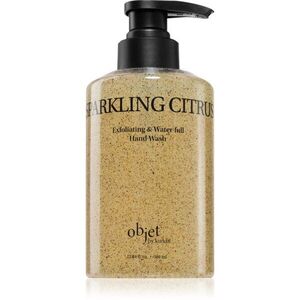KUNDAL Objet Exfoliating & Waterfull Hand Wash Kézápoló folyékony szappan hámlasztó hatással illattal Sparkling Citrus 380 ml kép