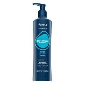 Fanola Wonder No Orange Extra Care Mask neutralizáló maszk barna árnyalatért 350 ml kép