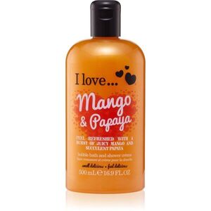 I Love Mango & Papaya tusoló és fürdő krém 500 ml kép
