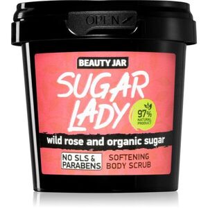 Beauty Jar Sugar Lady testpeeling málna illatú 180 g kép