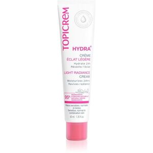 Topicrem Hydra+ Light Radiance Cream könnyű hidratáló nappali krém normál víz normál és kombinált, érzékeny bőrre 40 ml kép