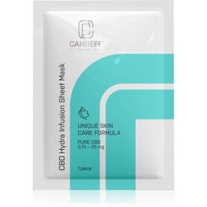 Canneff Balance CBD Hydra Infusion Sheet Mask hidratáló gézmaszk 1 db kép