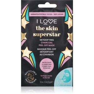 I Love Skin Superstar tisztító és detoxikáló maszk aktív szénnel 10 ml kép