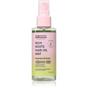 delhicious RICH ROOTS 5-in-1 Hair Oil Mist öblítést nem igénylő spray kondicionáló 75 ml kép
