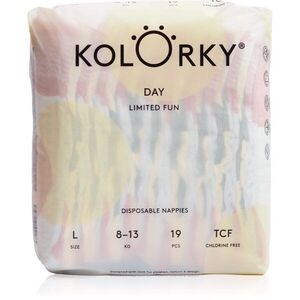 Kolorky Day Limited Fun eldobható pelenkák méret L 8-13 kg 19 db kép