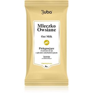 Luba Oat Milk Wet Wipes for Hands with Antibacterial Liquid nedves törlőkendők antibakteriális hatású 15 db kép