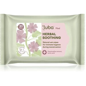Luba Med Herbal Soothing papírtörlők az intim higiéniához 20 db kép